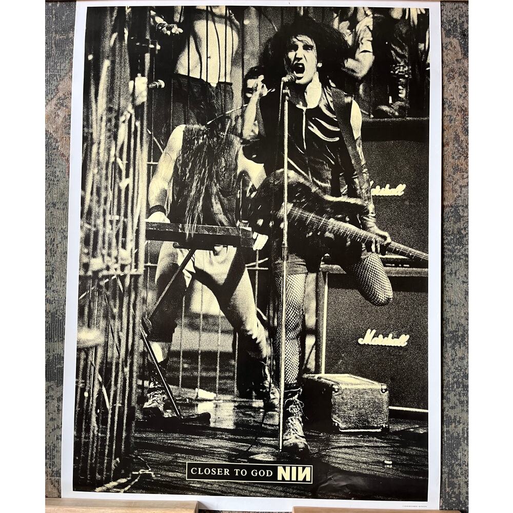NIN Nine Inch Nails Trent Reznor Closer to God 1994 Poster 24 x 36